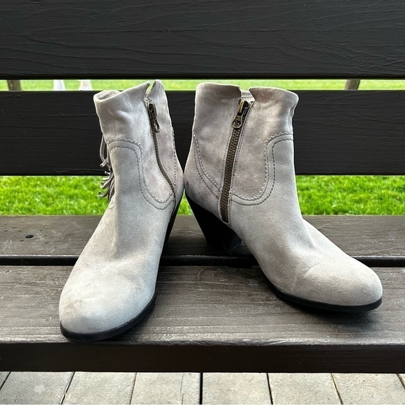 Sam Edelman suede fringe Louie boots - Picture 1 of 10
